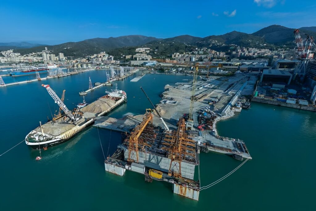 Alessandro Mazzi and maritime works: how a graving dock works