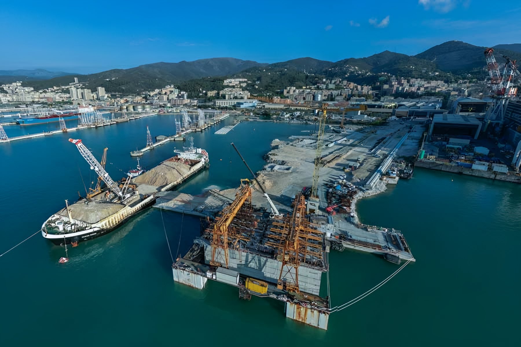 Alessandro Mazzi and maritime works: how a graving dock works